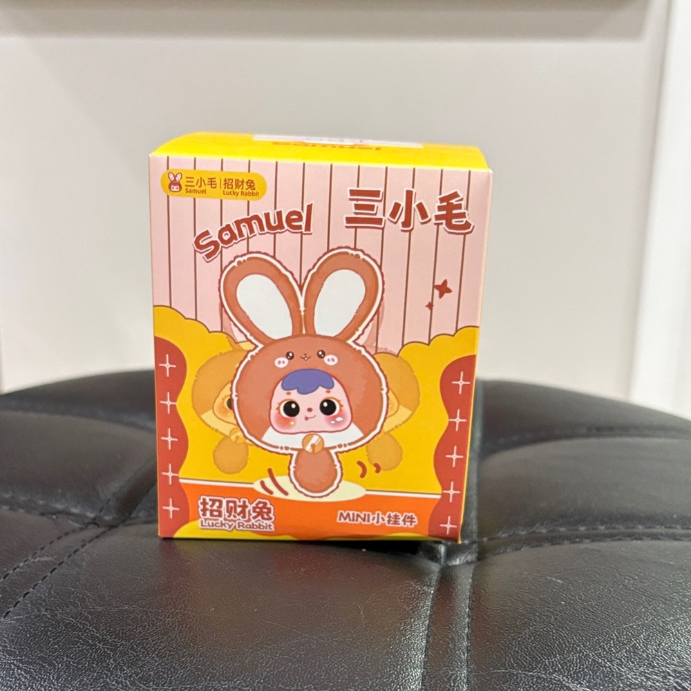POP MART Samuel mini Lucky rabbit pendant surprise box